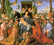 Albrecht Durer Altarpiece of the Rose Garlands France oil painting reproduction